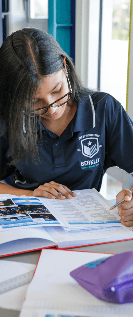 Enrolment Berkley Student Stand at the Canteen